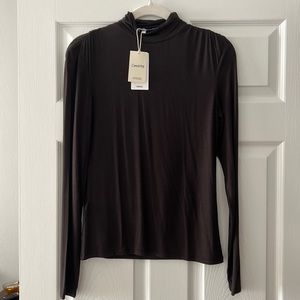 Mango brown turtleneck